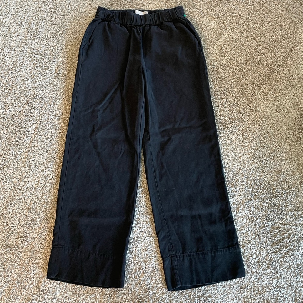 EVERLANE The Put Together Easy Pants Size 4 Black